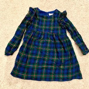 EUC Cat & Jack Plaid Dress 4T